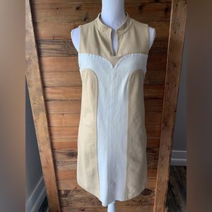 LILLY PULITZER Women's Beige White Shift Dress Size 6
